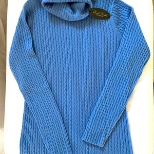 Claudia Nichole Cashmere Turtleneck Sweater Size Large